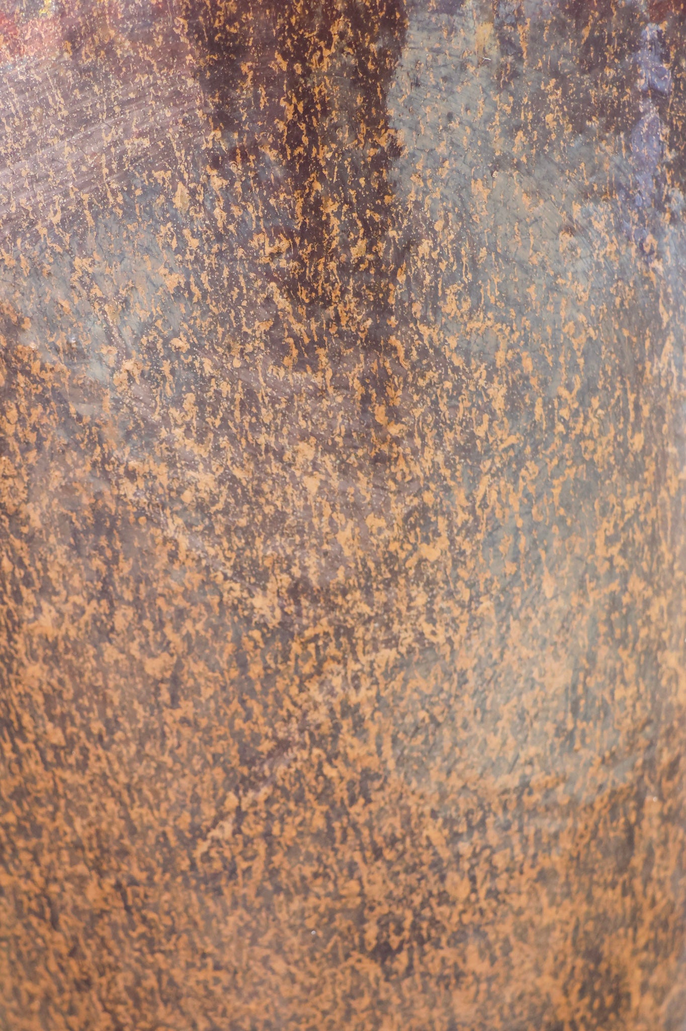 Tall Milan Square Planter Bronze Speckle