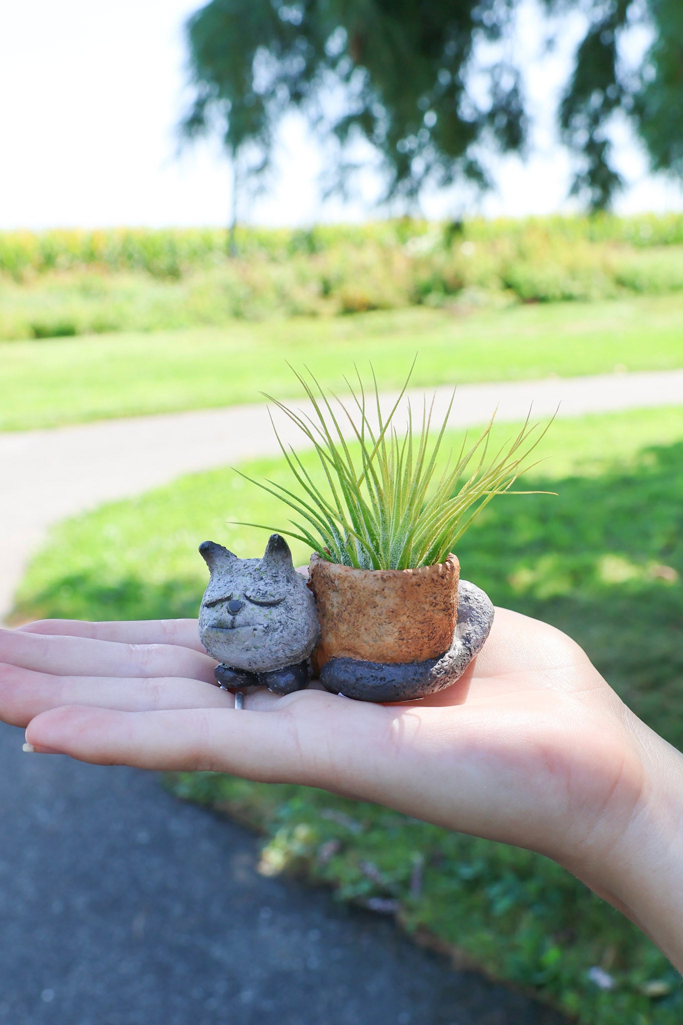 Cat Mini Planter