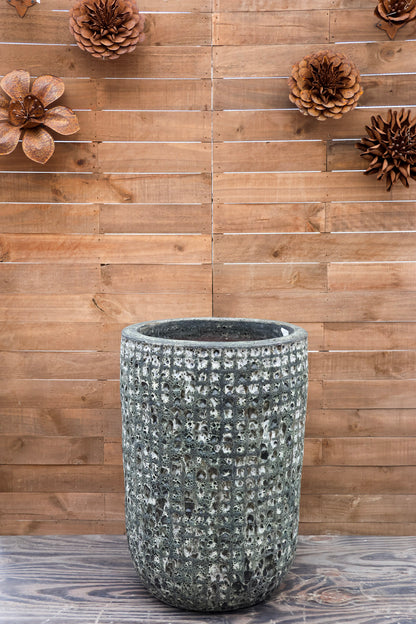 Escada Tall Planter Fossil Grey