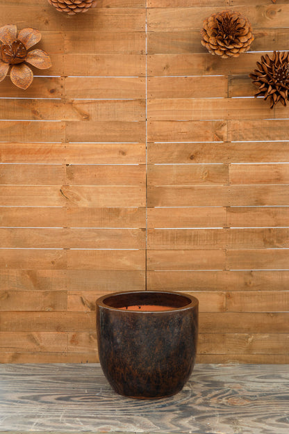 Egg Shell Planter Bronze Speckle