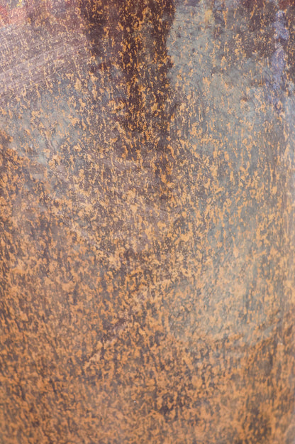 Tapered Cylindrical Planter Bronze Speckle