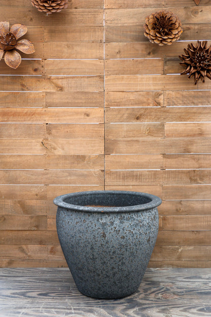 Fish Bowl Planter Silver Rock