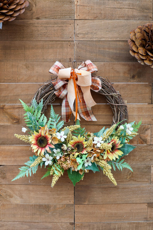 Sunflower Silk Wreath
