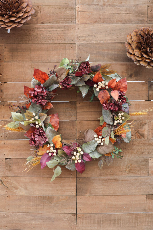Fall Foliage Silk Wreath