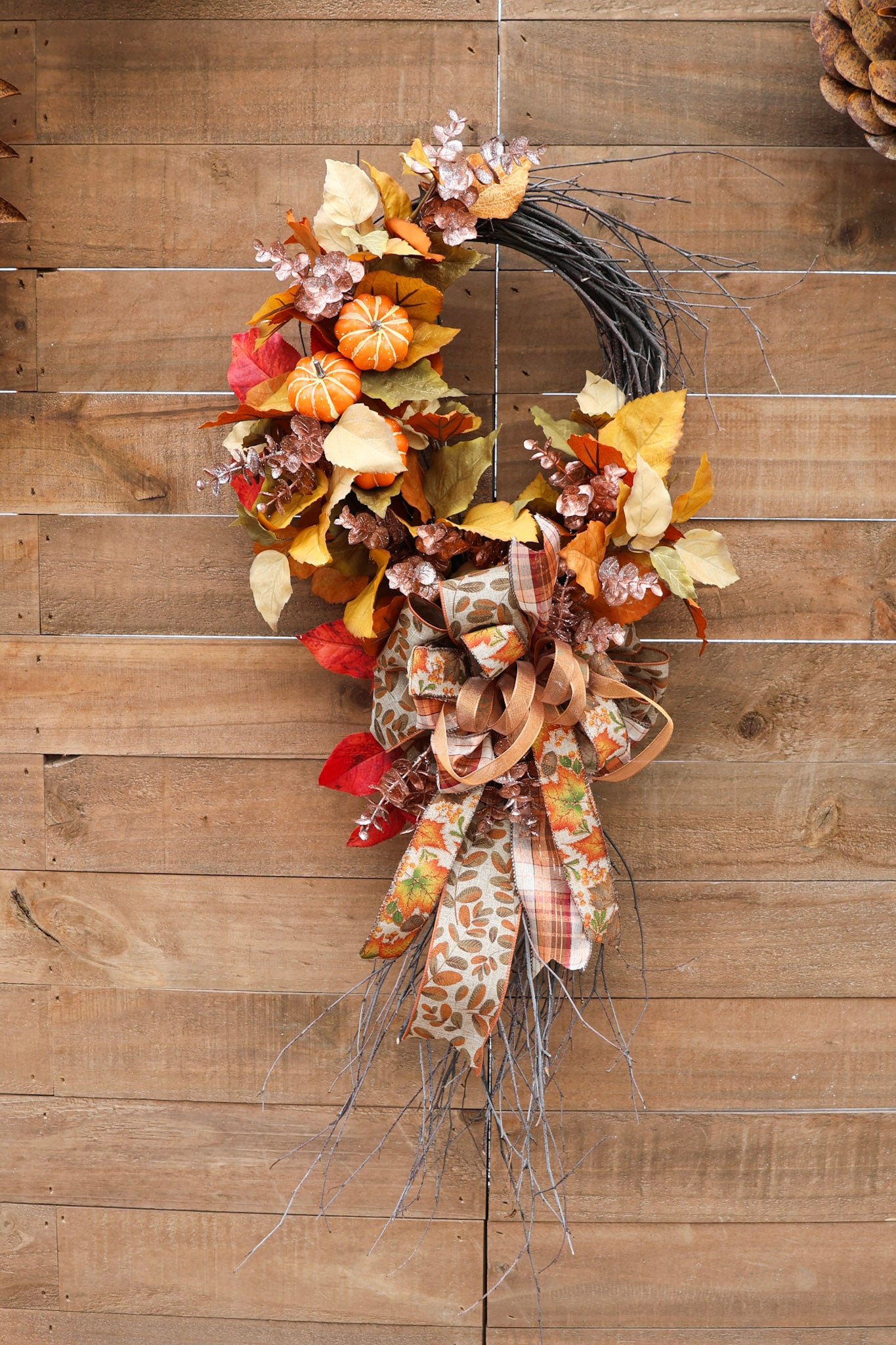 Fall Harvest Silk Wreath