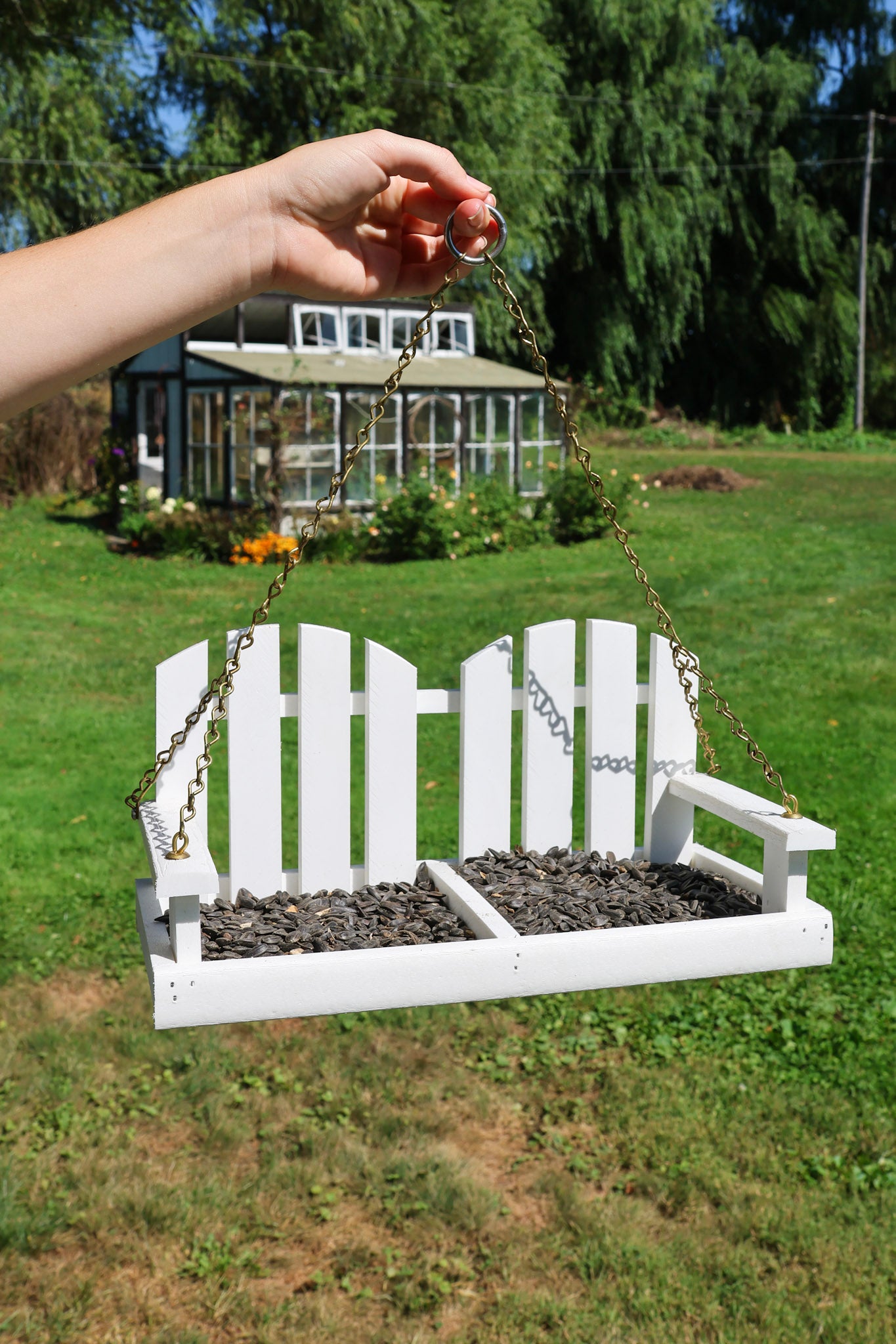 Porch Swing Bird Feeder