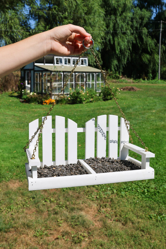 Porch Swing Bird Feeder