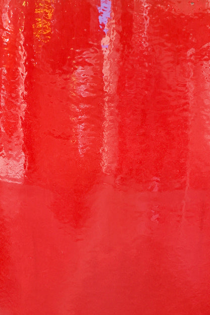 Tall Barrel Planter Lavish Red