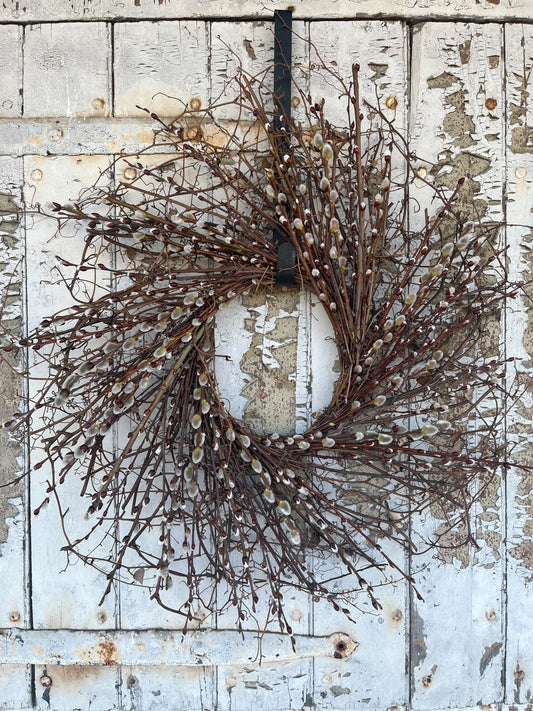 Pussy Willow Spring Wreath